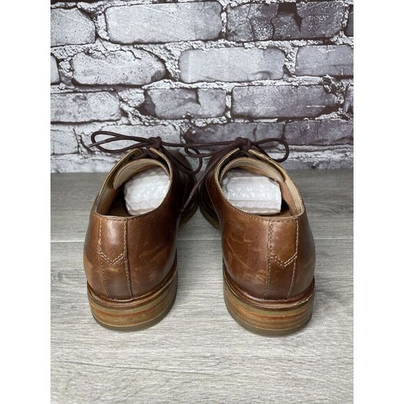 Clarks Brown Leather Oxfords Lace Up Gum Soles Shoes Men Sz 9.5M US/42.5EU main image 11